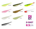Umelá nástraha BOMB! D-SHOT / 5ks - 8,5cm/Frogs