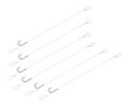 Feedrový nadväzec Delphin FLR Loop / 6ks - 8cm #8 SM