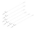 Feedrový nadväzec Delphin FLR Sting / 6ks - 8cm #6 SM