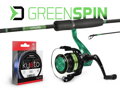 Prívlačový set Delphin GreenSPIN - 210cm/30g+2T+0,22mm