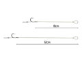 Nadväzec Delphin NOLIMIT Sting / 6ks - 12cm / 15lbs / BARB #6 / Sting7mm