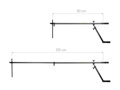 Feedrové rameno Delphin REAXE ProfixARM - 110-210cm