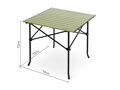 Skladací stolík Delphin CAMPSTA Mega - 70x70x70cm