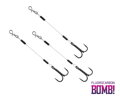BOMB! Twisto RIGS Fluorocarbon / 3ks - #8/8cm