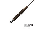 Nádväzec THE END Leadcore + PIN clip / 3ks - 1m
