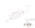 Plandavka Delphin STRIP - 2g WAMP Hook #8