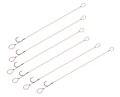 Feedrový nadväzec Delphin Proxi 8 Loop / 6ks - 8cm #6 SM