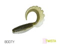 Umelá nástraha Delphin TWISTA UVs / 5ks - 8cm/MudGOLD