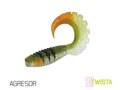 Umelá nástraha Delphin TWISTA UVs / 5ks - 10cm/YELLA