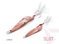 Plandavka Delphin SLOT - 15g AURO hook #4
