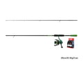 Prívlačový set Delphin GreenSPIN - 210cm/30g+2T+0,22mm