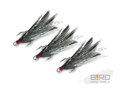 Delphin B!RD Hook TRIPLE / 3ks - čierne perie #6