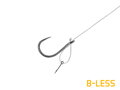 Nadväzec Delphin FLR D-rig / 6ks - 8cm / 0,22mm / B-LESS #8 / Sting 7mm