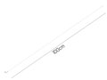 Nadväzec Delphin FDR LongRIG / 8ks - 100cm / 0,14mm / BARB #12