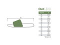 Šľapky Delphin OutLINE CARP - 42