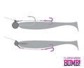 BOMB! Twisto RIGS Fluorocarbon / 3ks - #8/8cm