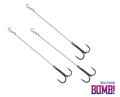 BOMB! Twisto RIGS Wolfram / 3ks - #6/8cm