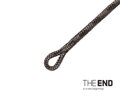 Nadväzec THE END Leadcore + swivel / 3ks - 1m