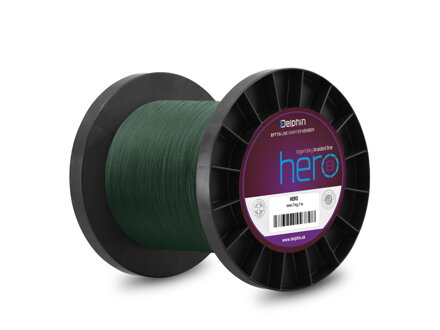 Delphin HERO 8 / zelená | 0,12mm 8,20kg 1000m