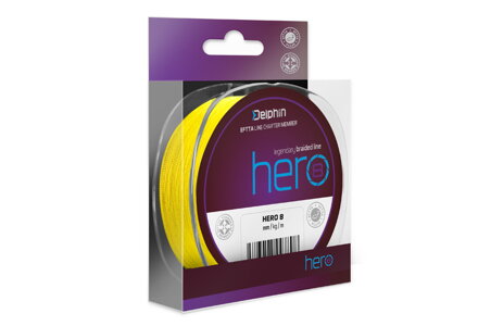 Delphin HERO 8 / fluo žltá | 0,14mm 9,50kg 300m