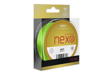 Delphin NEXO 12 / fluo zelená - 0,12mm 19,1lbs 1300m