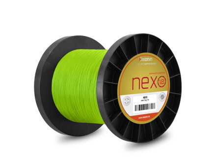 Delphin NEXO 12 / fluo zelená - 0,18mm 28,6lbs 1300m