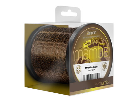 Delphin MAMBA Carp / Bronz - 0,28mm 6,1kg 1200m