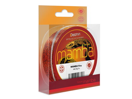 Delphin MAMBA Feeder / Fire - 0,16mm 2,5kg 300m