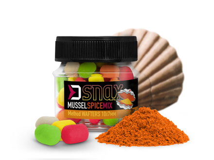 Nástraha MIX D SNAX WAFT 10x7mm/20g - Mušľa-Korenie