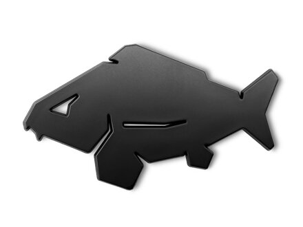 3D nálepka Delphin CARP Čierna - Čierna