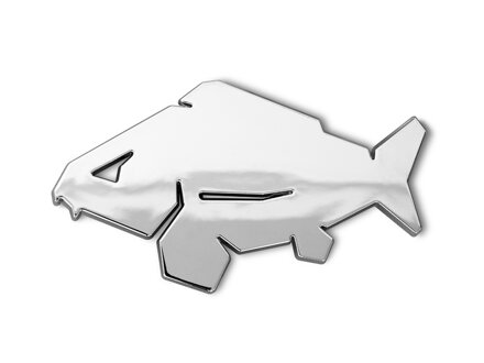3D nálepka Delphin CARP Chróm - Chróm