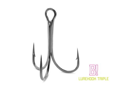 Trojháčik B! LureHook TRIPLE / 6ks - 2/0