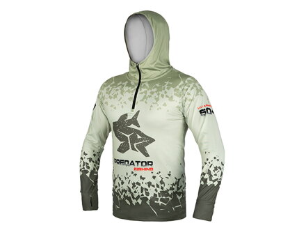 Tričko s kapucňou Delphin UV ARMOR 50+ - Predator XXXL