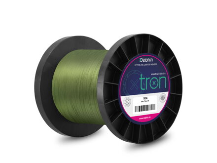 Delphin TRON zelená 1000m - 0,06mm 6lbs
