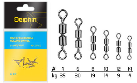 Hi speed double rolling swivel A-04 - BN/4