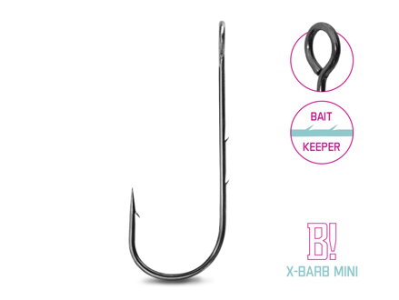Háčik na čeburašku Delphin B! X-BARB MINI / 8ks - 12