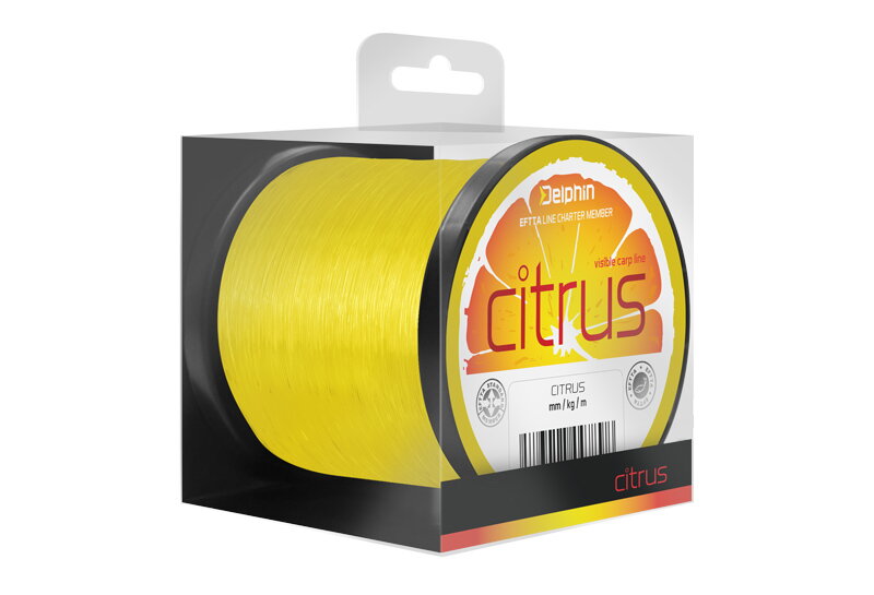 Delphin CITRUS / žltý - 0,25mm 11lbs 600m Delphin CITRUS / žltý - 0,25mm 11lbs 600m