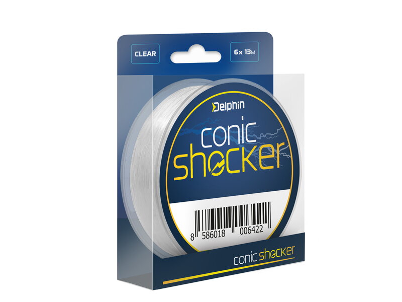 Kónický vlasec Delphin Conic SHOCKER / 6x13m - 0.26mm-0.45mm Kónický vlasec Delphin Conic SHOCKER / 6x13m - 0.26mm-0.45mm