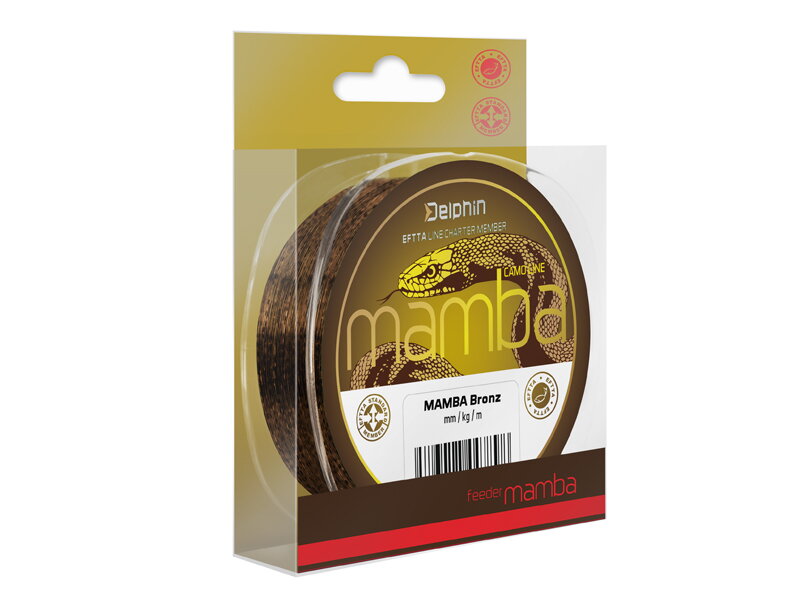 Delphin MAMBA Feeder / Bronz - 0,28mm 6,1kg 300m Delphin MAMBA Feeder / Bronz - 0,28mm 6,1kg 300m