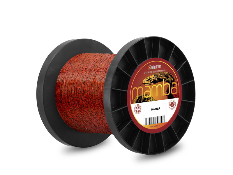 Delphin MAMBA Carp / Fire - 0,30mm 7,0kg 6000m Delphin MAMBA Carp / Fire - 0,30mm 7,0kg 6000m