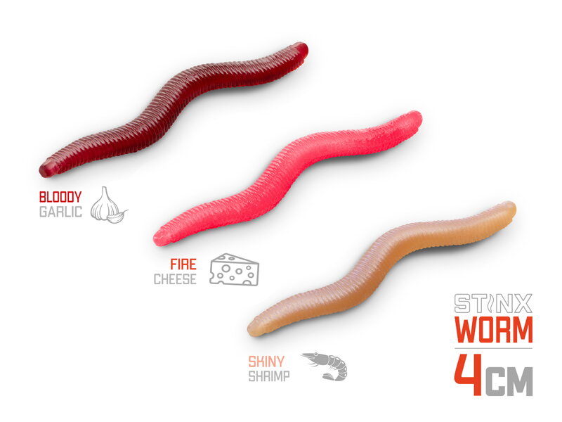 Umelá nástraha Delphin B! StinxWORM Shrimp / 50ks - 4cm / SKINY Umelá nástraha Delphin B! StinxWORM Shrimp / 50ks - 4cm / SKINY