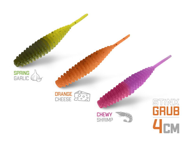 Umelá nástraha Delphin B! StinxGRUB Garlic / 20ks - 4cm / SPRING Umelá nástraha Delphin B! StinxGRUB Garlic / 20ks - 4cm / SPRING