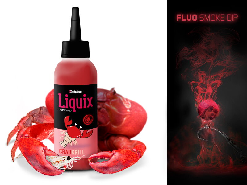 Fluo dip D SNAX LiquiX /100ml - Krab-Krill Fluo dip D SNAX LiquiX /100ml - Krab-Krill