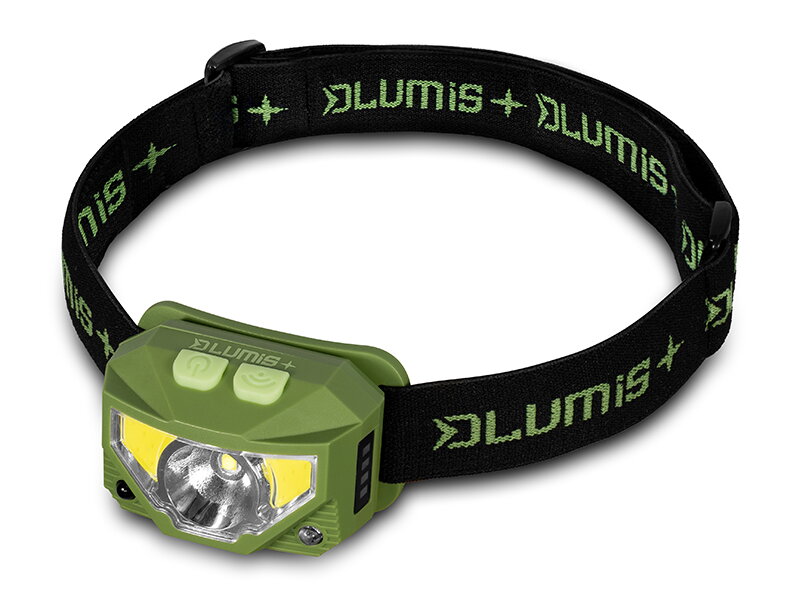 Čelová lampa Delphin LUMIS