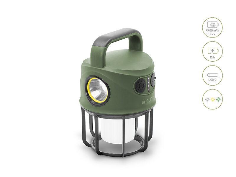Kempingová lampa Delphin Multix - 4400 mAh Kempingová lampa Delphin Multix - 4400 mAh