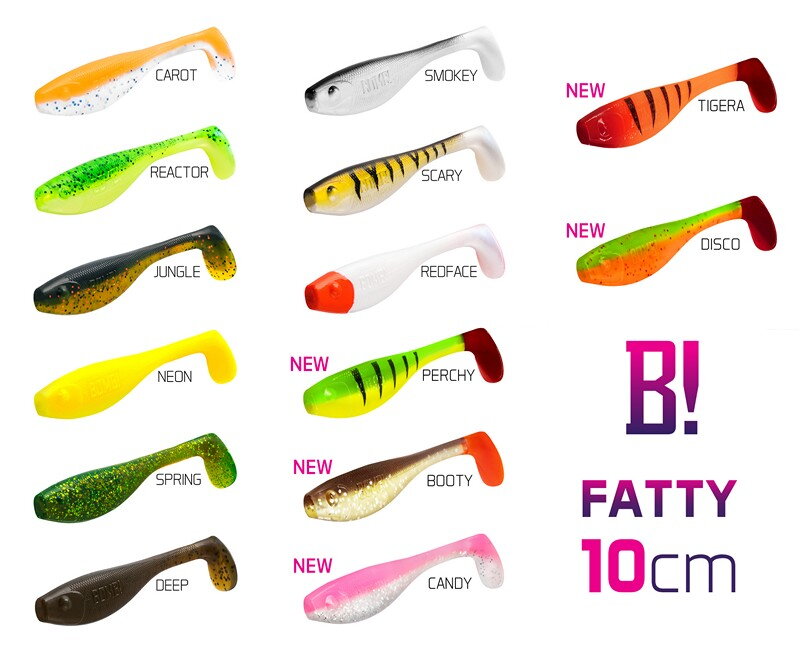 Umelá nástraha BOMB! Fatty / 5ks - 10cm/SCARY Umelá nástraha BOMB! Fatty / 5ks - 10cm/SCARY