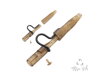ZFISH Heavy Duty Clip Pin & Tail Rubber