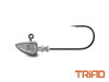 Jigová hlava s golierikom Delphin TRIAD / 5ks - 10g-4/0