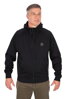Fox Collection Zipped Hoody - Black