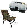 CARP EXPERT COMFORT CAMO STOLIČKA S DARČEKOM – RYBÁRSKYM BOXOM ARIEL 2T